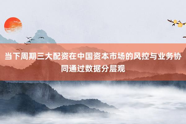 当下周期三大配资在中国资本市场的风控与业务协同通过数据分层观