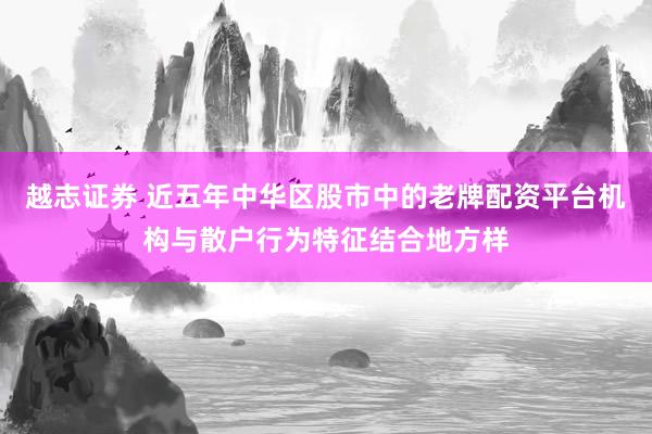 越志证券 近五年中华区股市中的老牌配资平台机构与散户行为特征结合地方样